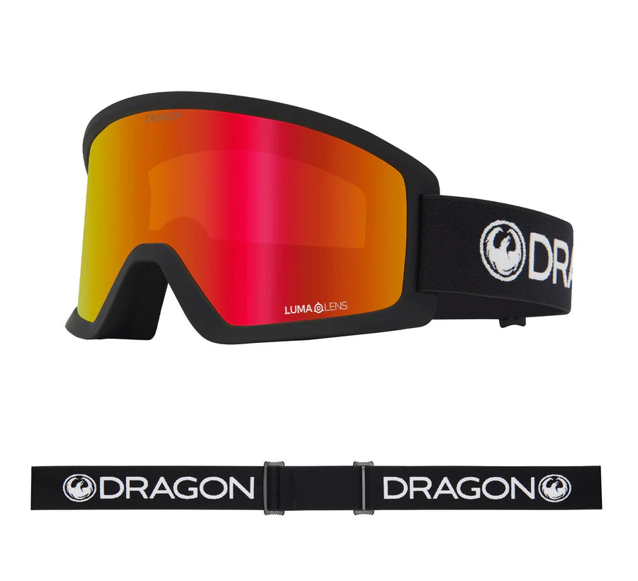 DX3 L OTG - Black - Lumalens Red Ionized Lens