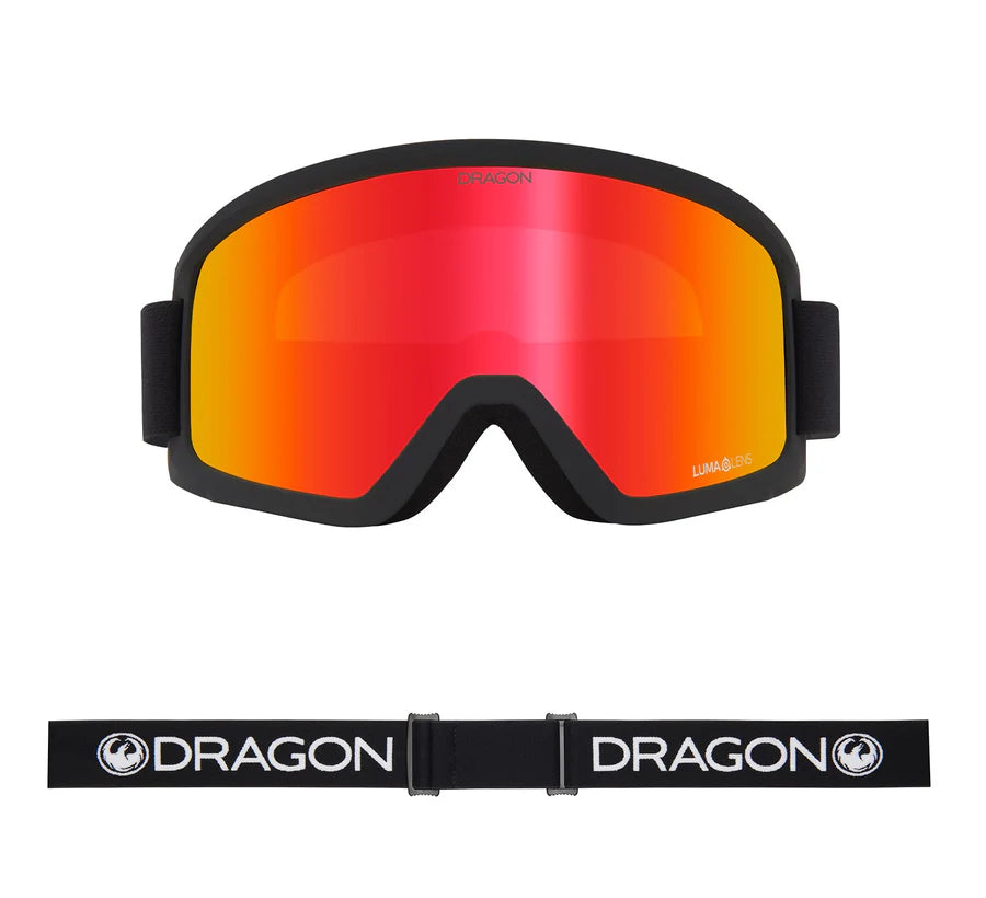 DX3 L OTG - Black - Lumalens Red Ionized Lens