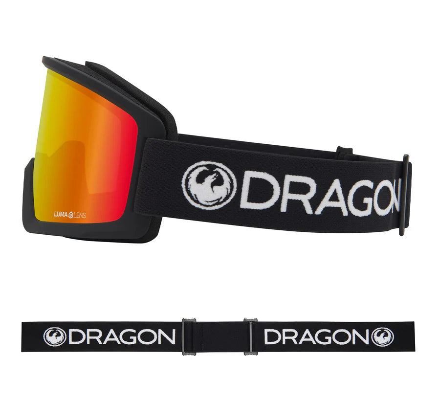 DX3 L OTG - Black - Lumalens Red Ionized Lens