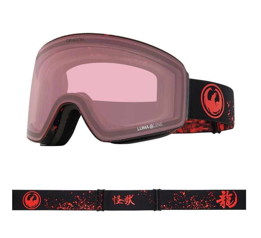 NFX2 - Kaiju - Lumalens Red Ionized & Lumalens Light Rose Lens
