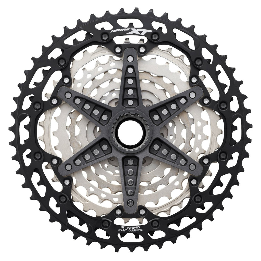 Shimano Deore XT CS-M8100 Cassette 12-speed - black/silver
