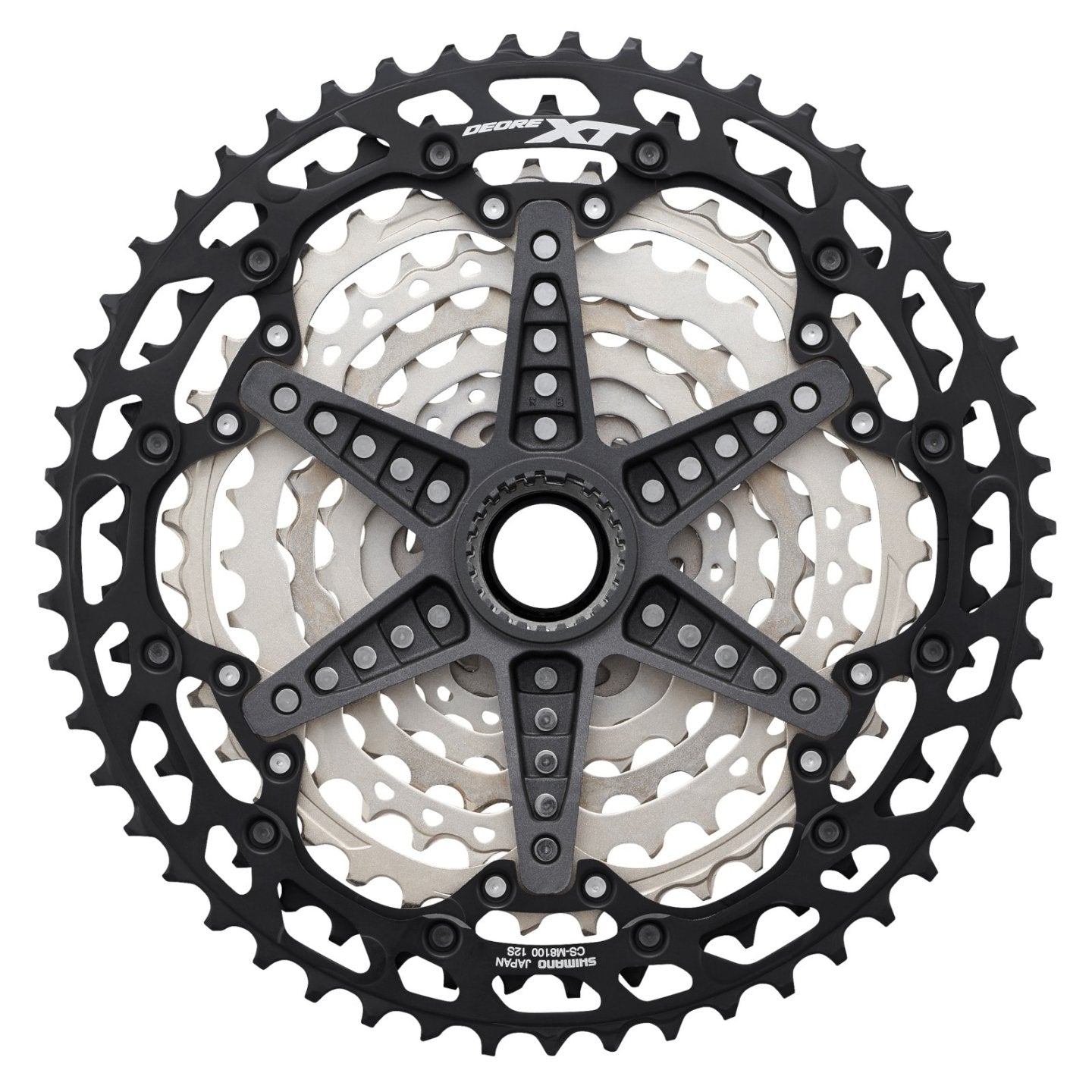Shimano Deore XT CS-M8100 Cassette 12-speed - black/silver