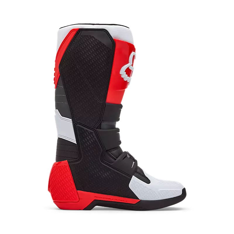 FOX - COMP BOOT - White/Florescent Red