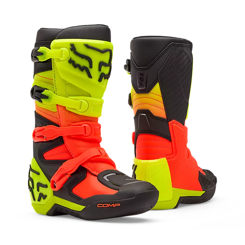 FOX - YTH COMP BOOT - Orange/Yellow