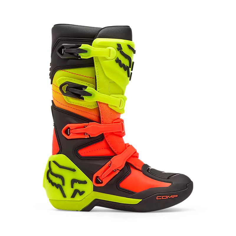 FOX - YTH COMP BOOT - Orange/Yellow