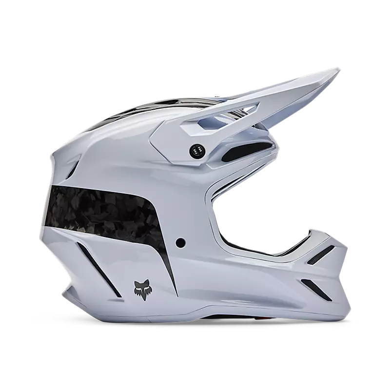 FOX - V3 RS FRACTURE CARBON HELMET - WHITE