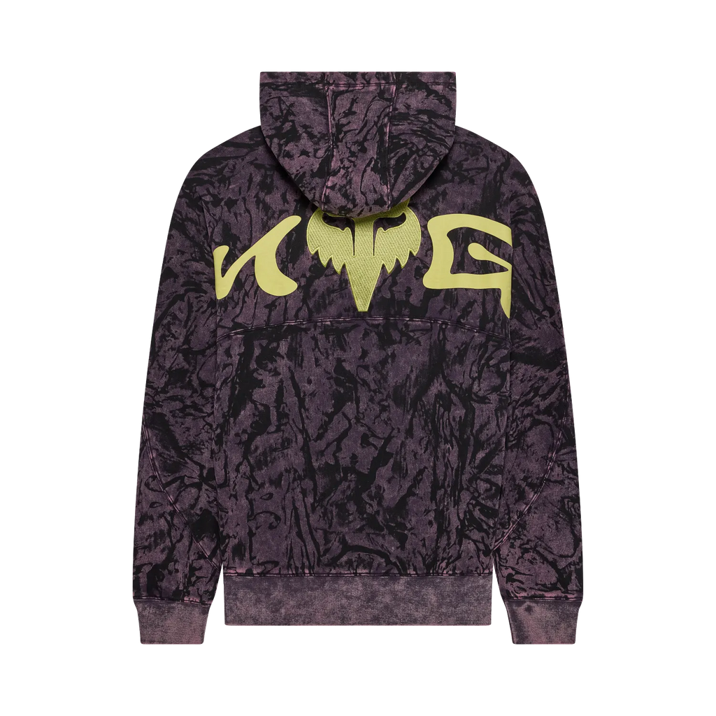 Image Print Fleece Pullover