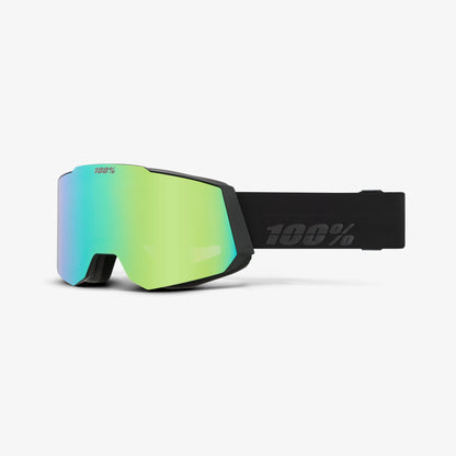 100% SNOWCRAFT Goggle Black/HiPER® Green Mirror  VERÐ: 29.990.- 40%
