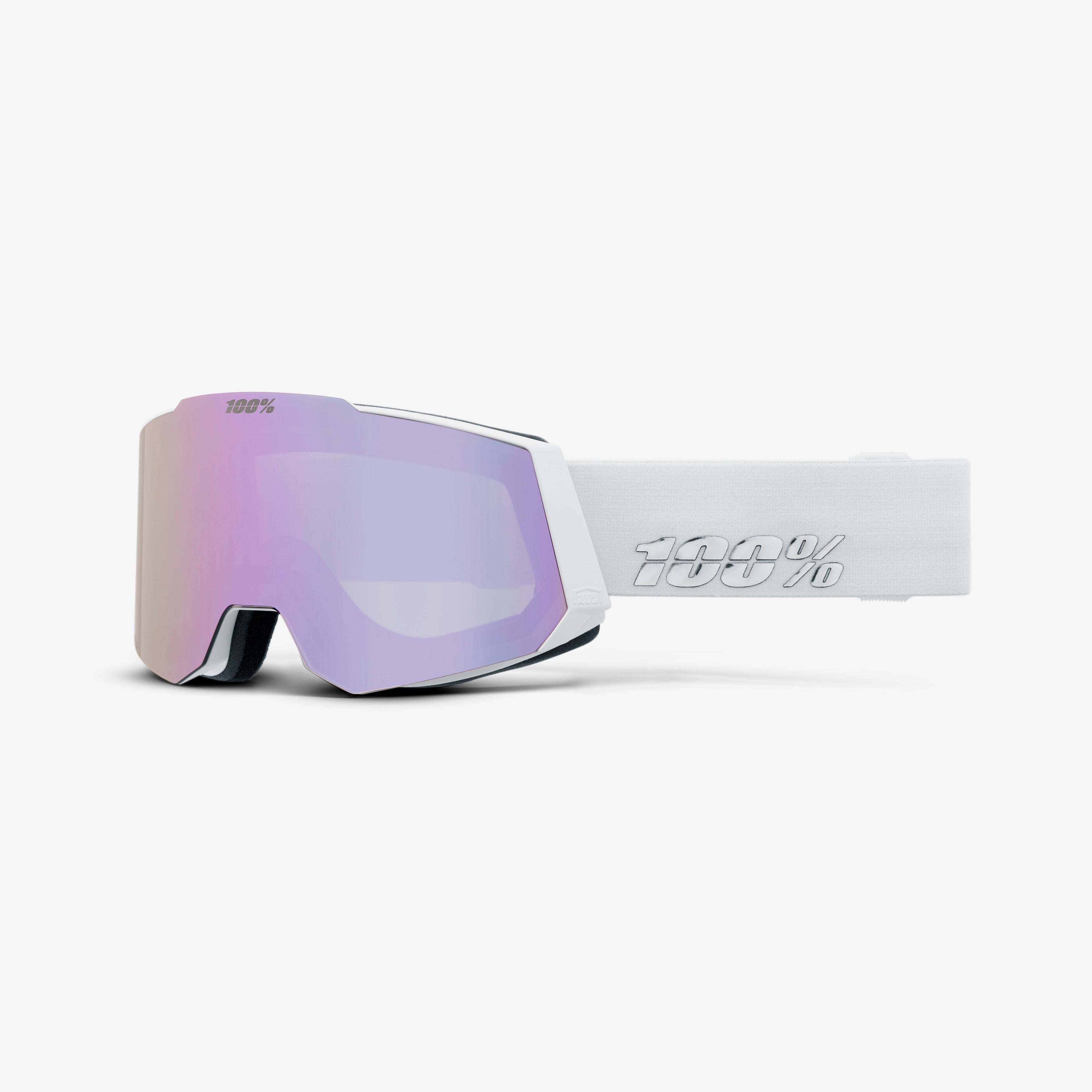 100% SNOWCRAFT Goggle White/HiPER® Lavender Mirror   VERÐ- 29.990.- 40%