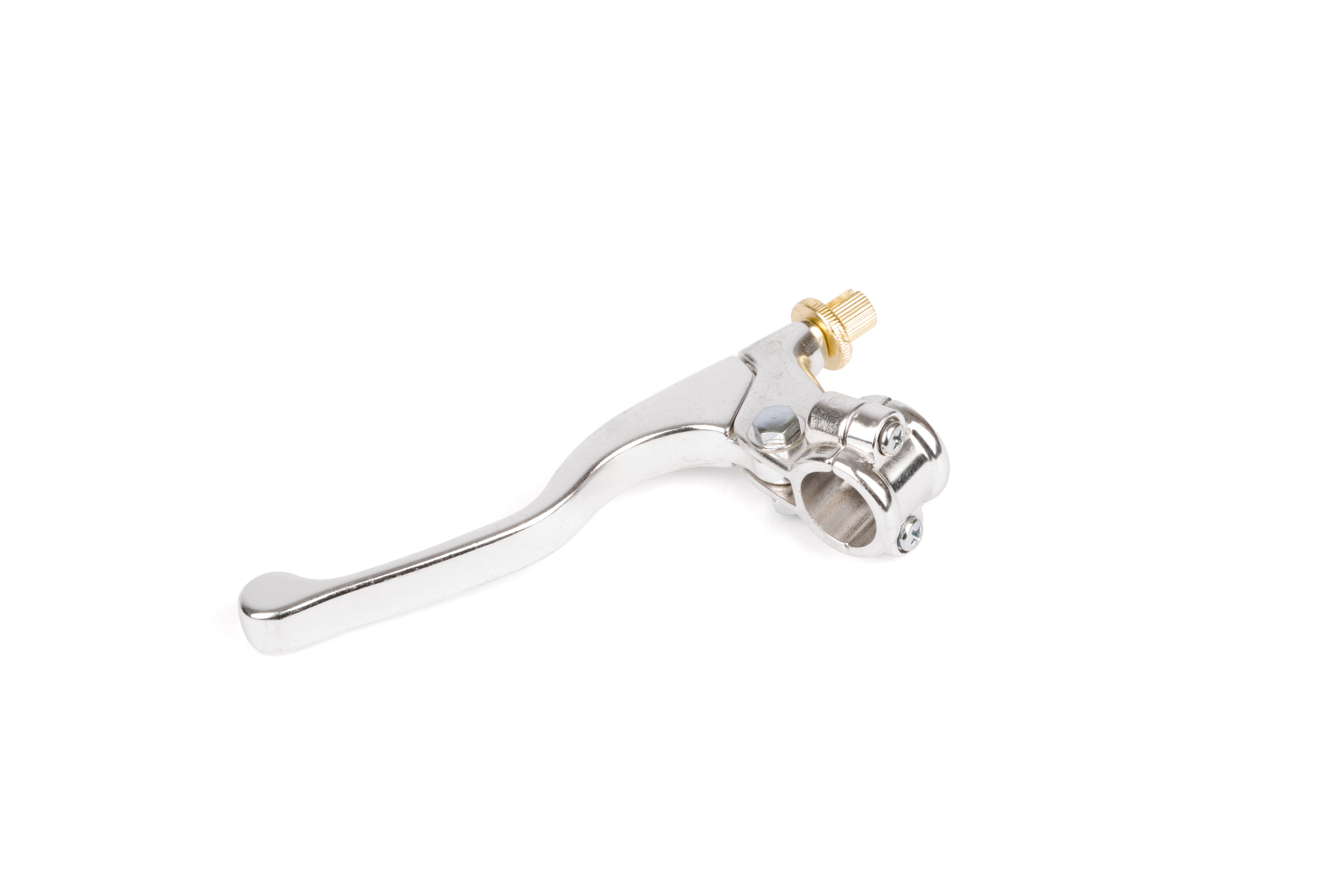 Kyoto - Silver clutch lever kit Brake stand + Clutch lever Cast - short
