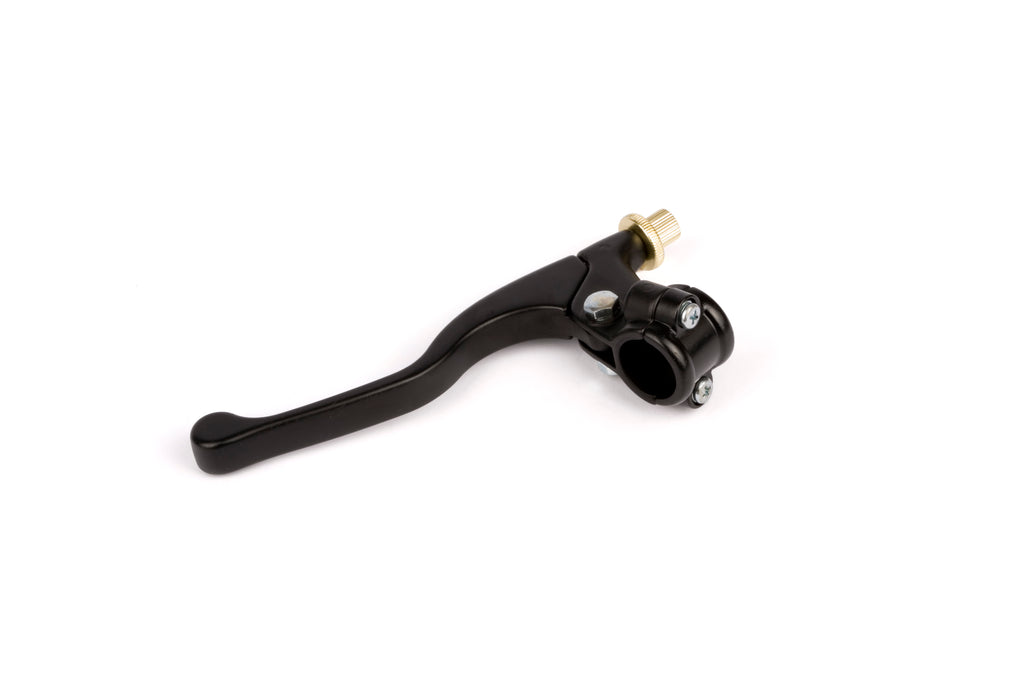 Kyoto - Silver clutch lever kit Brake stand + Clutch lever Cast - short