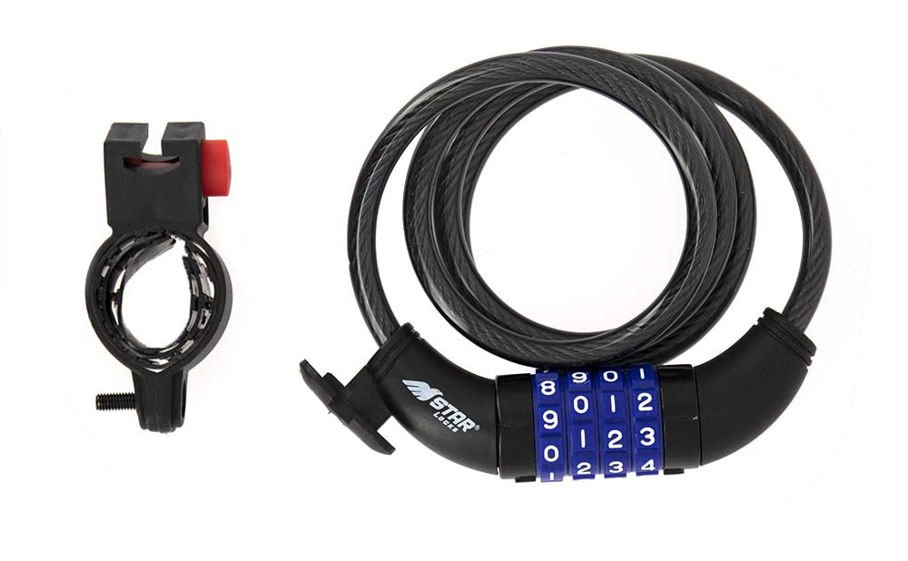 Star Locks - Code cable bike cable