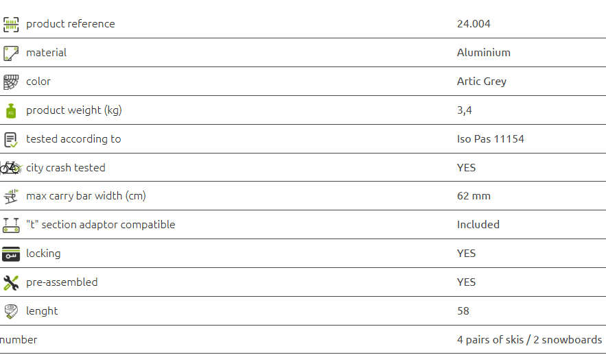 SKI and SNOWBOARD RACK Tally