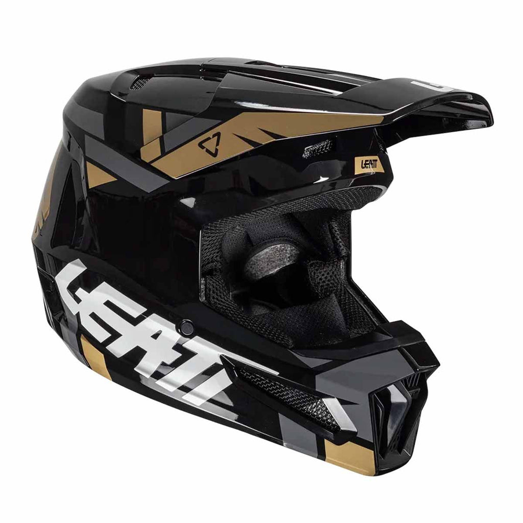 HELMET MOTO 2.5 - BLACK/GOLD